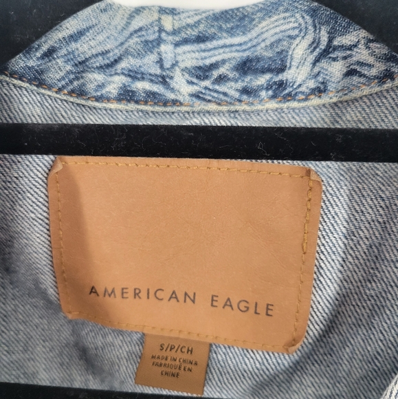 American Eagle Mens Denim Jacket Size S - Picture 3 of 4
